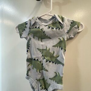 Carter's Green Dinosaur Baby Bodysuit